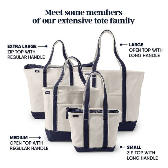 Land's End Tote Canvas embroidered zipper long handle embroidered dinosaur L - Picture 12 of 12